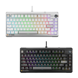 ASUS TUF Gaming K4 HFX Magnetic 75 Keyboard - Black