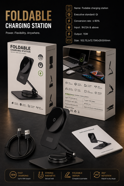 Premium Wireless Charger Phone Stand