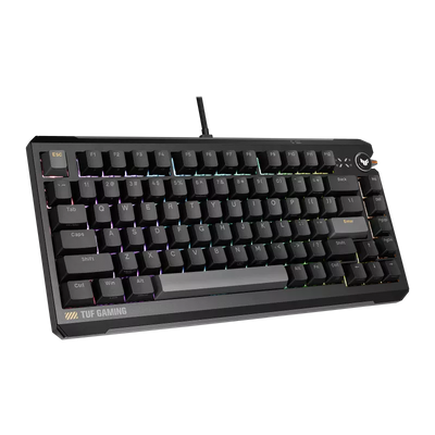 ASUS TUF Gaming K4 HFX Magnetic 75 Keyboard - Black