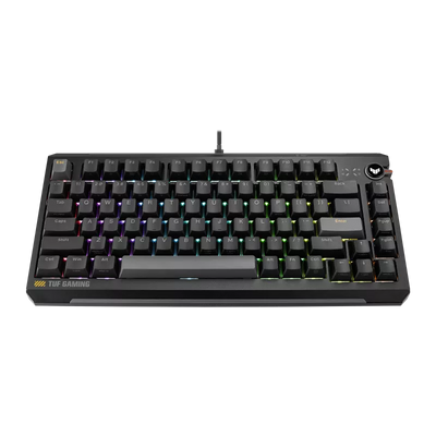 ASUS TUF Gaming K4 HFX Magnetic 75 Keyboard - Black